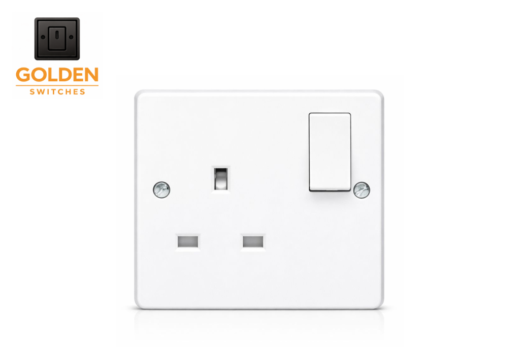 13A Single Socket White