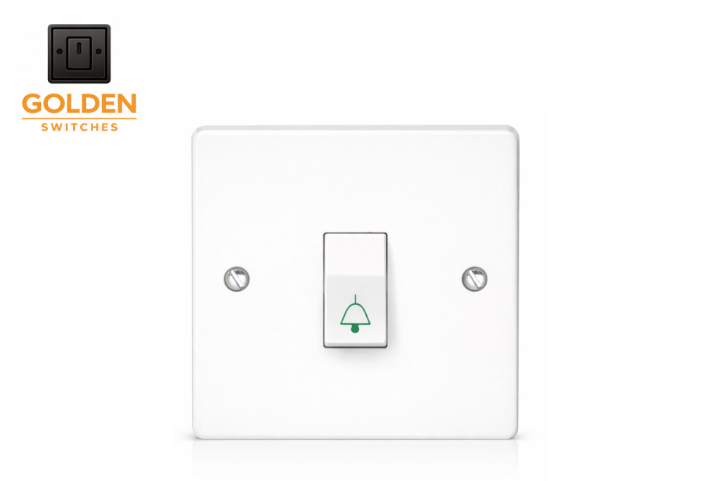 Bell Push Switch White