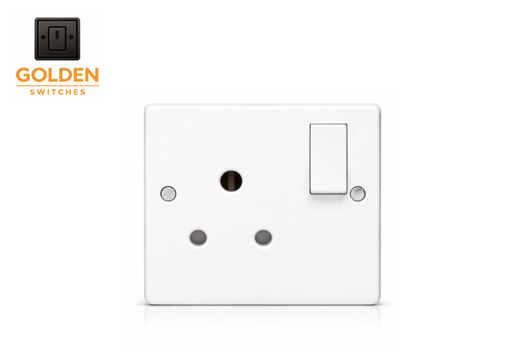 15A Switch Socket White